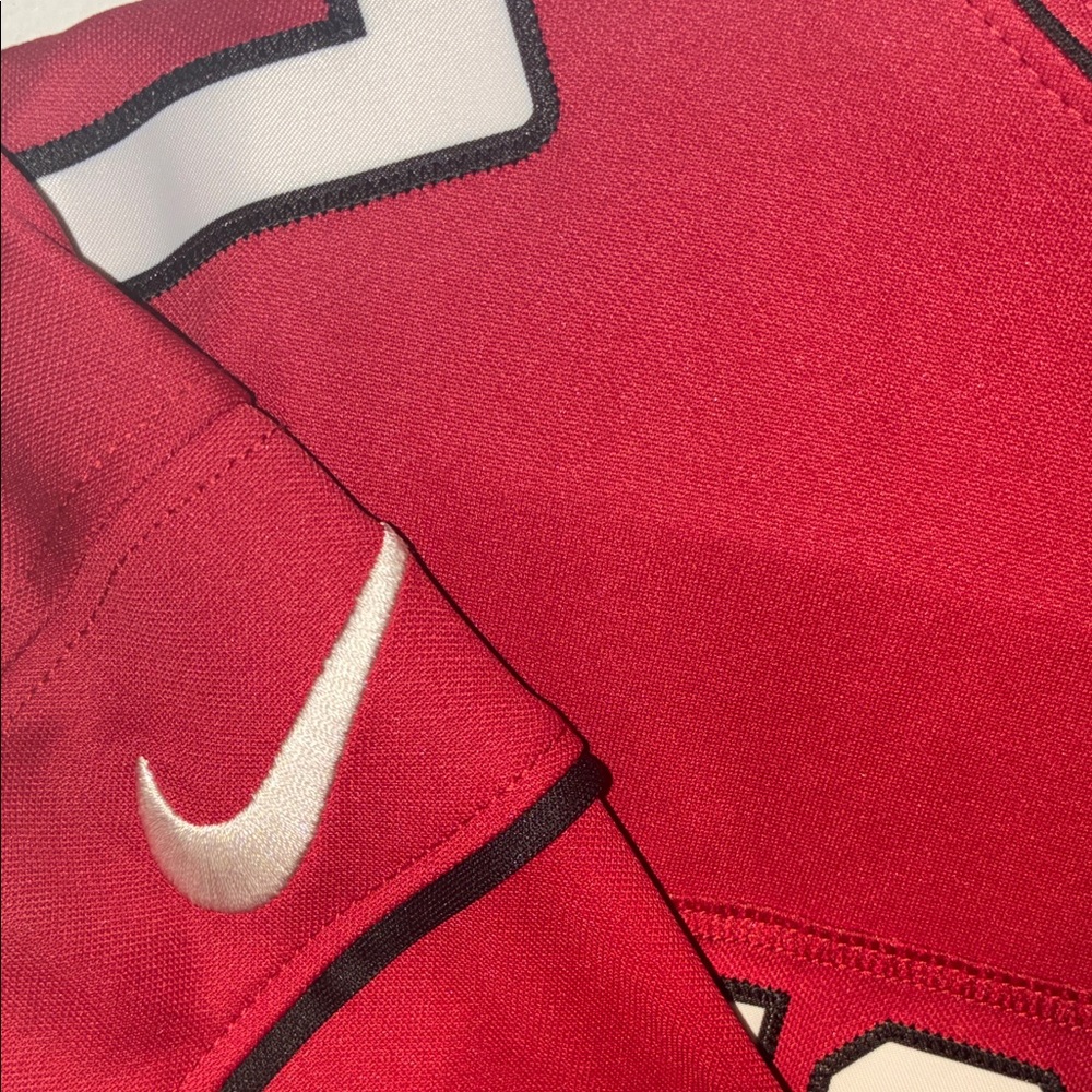 Nike Arizona Cardinals #31 Red and White Men's Jersey - Picture 8 of 9